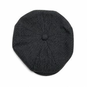 Jaxon Hats Tweed Gray Newsboy Flat Cap Hat Size Large EUC
